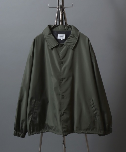 ジャケット・アウター COACH JACKET N/P TAFFETA STRETCH セール】Nylon Taffeta Coach Jacket /撥水コーチジャケット ナイロン