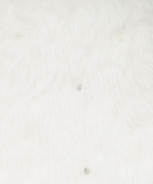 ROYAL PARTY(ロイヤルパーティー)の「パールビジューシャギーミニスカート(スカート・レディース・オフホワイト/ピンク/ブルー・FREE)」の14枚目の写真