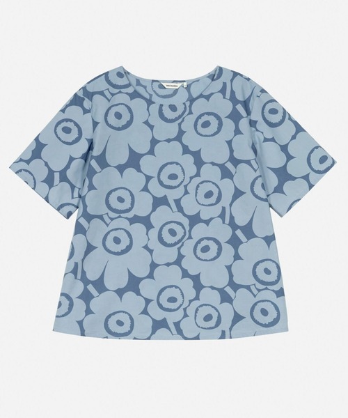 marimekko(マリメッコ)の「【ASIA EXCLUSIVE】Ae Harso Unikko / Shirt(Tシャツ/カットソー・レディース・ライトブルー・36/38/40/34)」の4枚目の写真