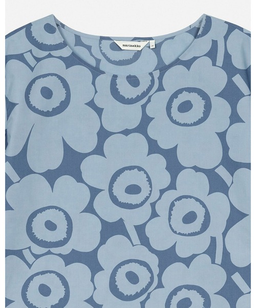 marimekko(マリメッコ)の「【ASIA EXCLUSIVE】Ae Harso Unikko / Shirt(Tシャツ/カットソー・レディース・ライトブルー・36/38/40/34)」の6枚目の写真