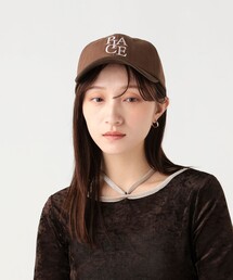 BEAMS HEART | ヘリンボーン 刺繍 キャップ(キャップ)