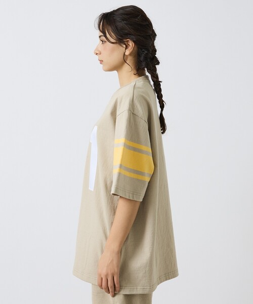 Barbarian（バーバリアン）の「【BARBARIAN / バーバリアン】Crewneck Short ナンバリング / クルーネックショート/ユニセックス（ナンバリング）（Tシャツ/カットソー・メンズ・ライトベージュ/オレンジ・XL/L/M/S）」の10枚目の写真