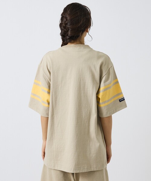 Barbarian（バーバリアン）の「【BARBARIAN / バーバリアン】Crewneck Short ナンバリング / クルーネックショート/ユニセックス（ナンバリング）（Tシャツ/カットソー・メンズ・ライトベージュ/オレンジ・XL/L/M/S）」の11枚目の写真