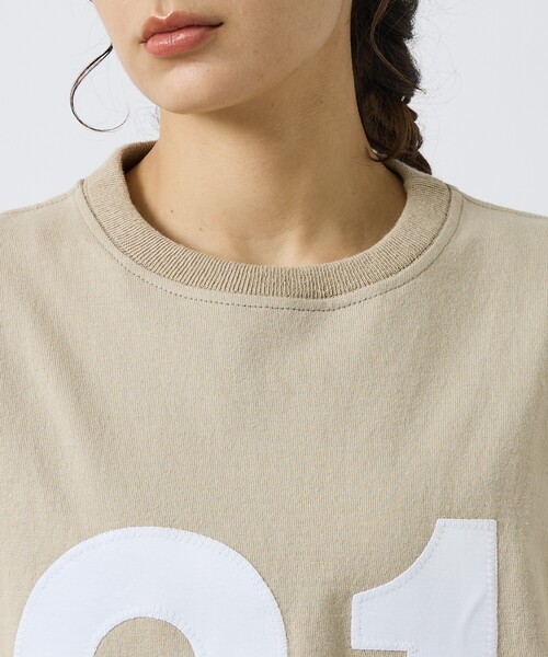 Barbarian（バーバリアン）の「【BARBARIAN / バーバリアン】Crewneck Short ナンバリング / クルーネックショート/ユニセックス（ナンバリング）（Tシャツ/カットソー・メンズ・ライトベージュ/オレンジ・XL/L/M/S）」の12枚目の写真