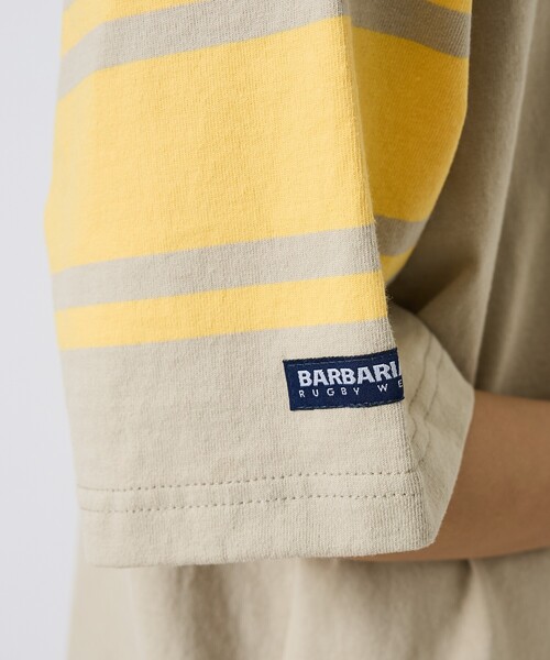 Barbarian（バーバリアン）の「【BARBARIAN / バーバリアン】Crewneck Short ナンバリング / クルーネックショート/ユニセックス（ナンバリング）（Tシャツ/カットソー・メンズ・ライトベージュ/オレンジ・XL/L/M/S）」の14枚目の写真