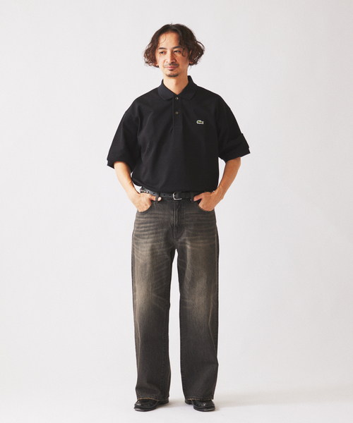 JOURNAL STANDARD relume（ジャーナルスタンダード　レリューム）の「スモーキーデニム 11oz ワイドパンツ（デニムパンツ・メンズ・クリアブルー/ブラック系その他/コバルトブルー・MEDIUM/LARGE）」の5枚目の写真