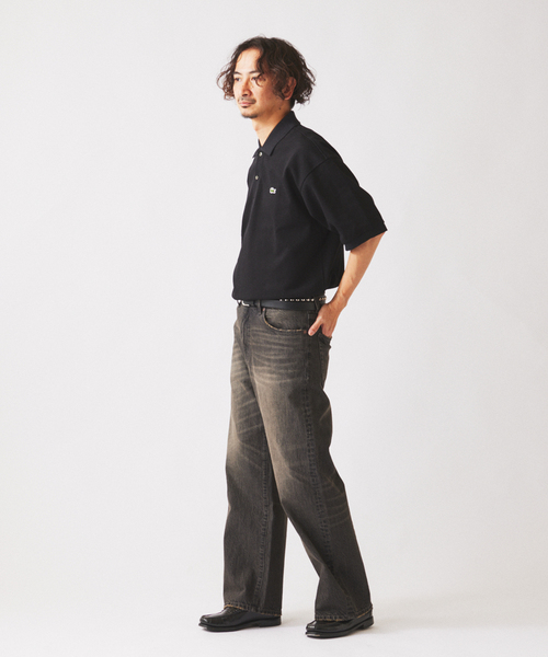 JOURNAL STANDARD relume（ジャーナルスタンダード　レリューム）の「スモーキーデニム 11oz ワイドパンツ（デニムパンツ・メンズ・クリアブルー/ブラック系その他/コバルトブルー・MEDIUM/LARGE）」の8枚目の写真