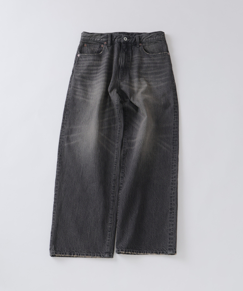 JOURNAL STANDARD relume（ジャーナルスタンダード　レリューム）の「スモーキーデニム 11oz ワイドパンツ（デニムパンツ・メンズ・クリアブルー/ブラック系その他/コバルトブルー・MEDIUM/LARGE）」の19枚目の写真
