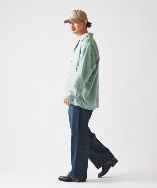 JOURNAL STANDARD relume（ジャーナルスタンダード　レリューム）の「スモーキーデニム 11oz ワイドパンツ（デニムパンツ・メンズ・クリアブルー/ブラック系その他/コバルトブルー・MEDIUM/LARGE）」の22枚目の写真