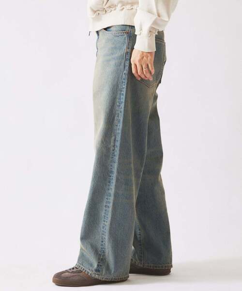 JOURNAL STANDARD relume(ジャーナルスタンダード レリューム)の「スモーキーデニム 11oz ワイドパンツ(デニムパンツ・メンズ・クリアブルー/ブラック系その他/コバルトブルー・MEDIUM/LARGE)」の9枚目の写真