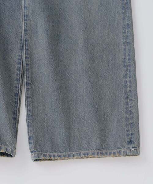 JOURNAL STANDARD relume(ジャーナルスタンダード レリューム)の「スモーキーデニム 11oz ワイドパンツ(デニムパンツ・メンズ・クリアブルー/ブラック系その他/コバルトブルー・MEDIUM/LARGE)」の18枚目の写真