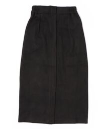 Droite lautreamont | スエードフロント切替えナロースカート≪手洗い可能≫(スカート)