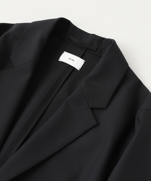 ATON（エイトン）WOOL TROPICAL TAILORED JACKET（テーラード