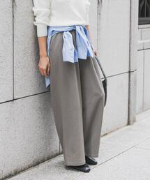 URBAN RESEARCH DOORS | 『仁村紗和さん着用』『UR TECH』完声タックギャザーワイドパンツ(その他パンツ)