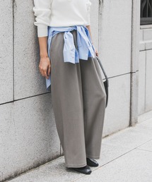 URBAN RESEARCH DOORS | 『UR TECH』完声タックギャザーワイドパンツ(その他パンツ)