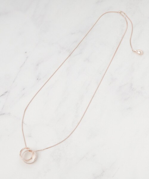 SHOO・LA・RUE（シューラルー）の「エポリングネックレス（ネックレス・レディース・シルバー/ゴールド/ピンクゴールド・00）」の8枚目の写真