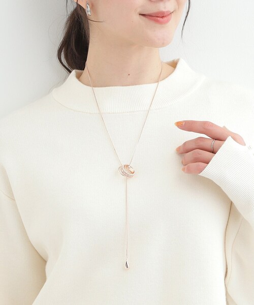 SHOO・LA・RUE（シューラルー）の「エポリングネックレス（ネックレス・レディース・シルバー/ゴールド/ピンクゴールド・00）」の4枚目の写真