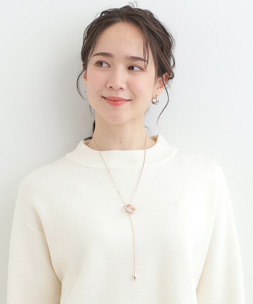 SHOO・LA・RUE（シューラルー）の「エポリングネックレス（ネックレス・レディース・シルバー/ゴールド/ピンクゴールド・00）」の5枚目の写真