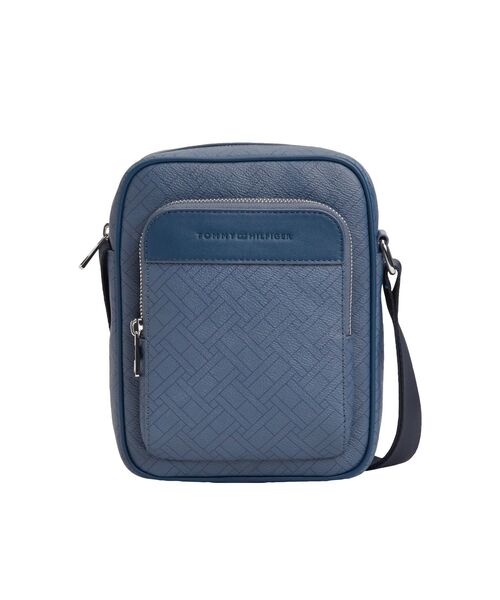 TOMMY HILFIGER(トミーヒルフィガー)の「フラッグモノグラムミニリポーターバッグ(ボディバッグ/ウエストポーチ・メンズ・ブラック/ブルー・FREE)」の2枚目の写真