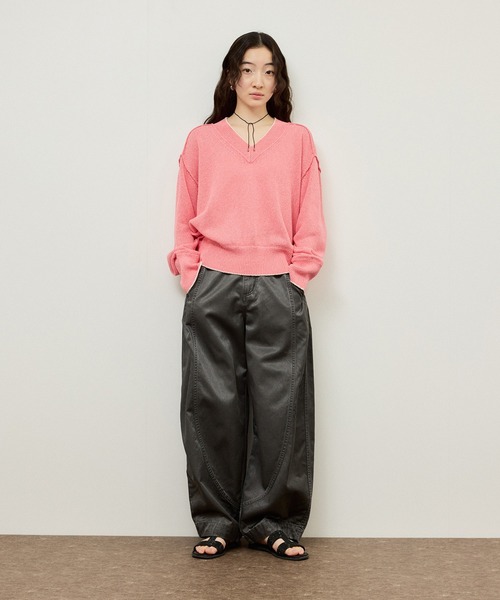 ADAM ET ROPE'（アダムエロペ）の「Iストラップラインストーンサンダル（サンダル・レディース・ブラック/ベージュ/ブラウン/シルバー・36/37/38/39）」の8枚目の写真