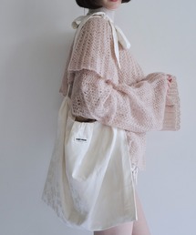 HONEY MI HONEY（ハニーミーハニー）の「rose satin ribbon tote bag（トートバッグ）」