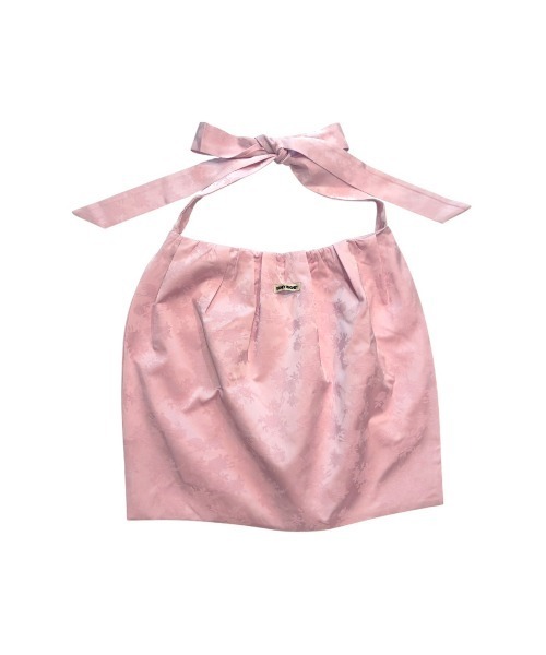 HONEY MI HONEY（ハニーミーハニー）の「rose satin ribbon tote bag（トートバッグ・レディース・ブラック/アイボリー/ピンク・FREE）」の9枚目の写真