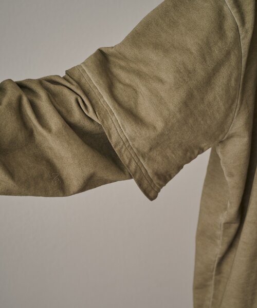 mline（エムライン）の「[mline]ペーパー レイヤーワンピース（パーカー・レディース・ベージュ/カーキ/ブラック・FREE）」の16枚目の写真