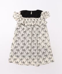 nino | リボンプリント　オフショルダーワンピース(ワンピース)