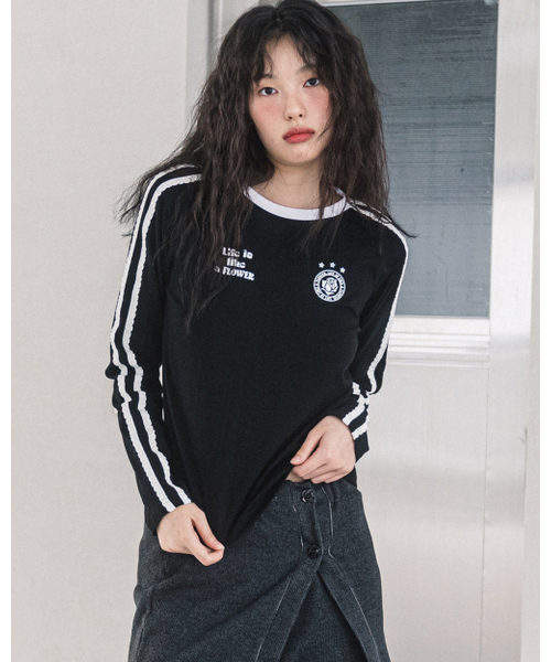 HAVISM(ヘビズム)の「W LLF UNIFORM L/S TEE(BLACK)(Tシャツ/カットソー・レディース・その他・ONE SIZE)」の1枚目の写真