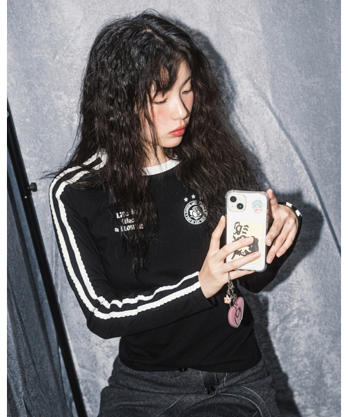 HAVISM(ヘビズム)の「W LLF UNIFORM L/S TEE(BLACK)(Tシャツ/カットソー・レディース・その他・ONE SIZE)」の3枚目の写真
