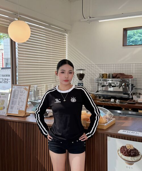HAVISM(ヘビズム)の「W LLF UNIFORM L/S TEE(BLACK)(Tシャツ/カットソー・レディース・その他・ONE SIZE)」の9枚目の写真