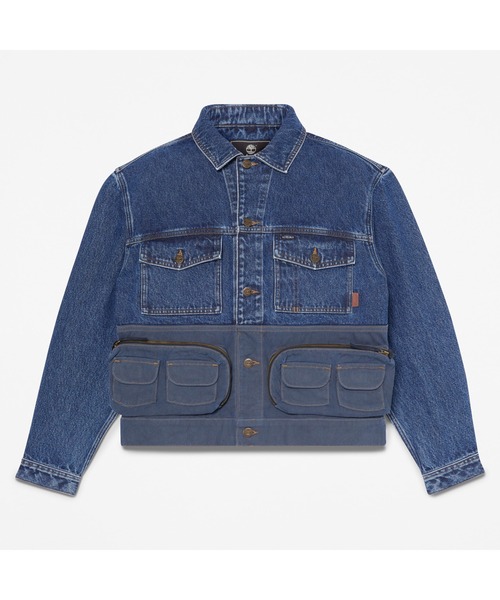 Timberland(ティンバーランド)の「ハイバード デニム ジャケット ユニセックス(デニムジャケット・メンズ・ブルー・X-LARGE/LARGE/MEDIUM/SMALL)」の5枚目の写真