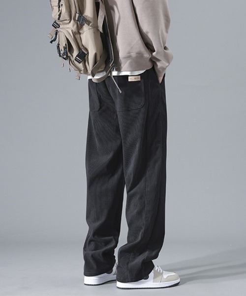 KELVIN(ケルヴァン)の「Corduroy Easy Wide Pants コーデュロイ イージーワイドパンツ(その他パンツ・メンズ・ブラック/グレー・MEDIUM/LARGE)」の6枚目の写真