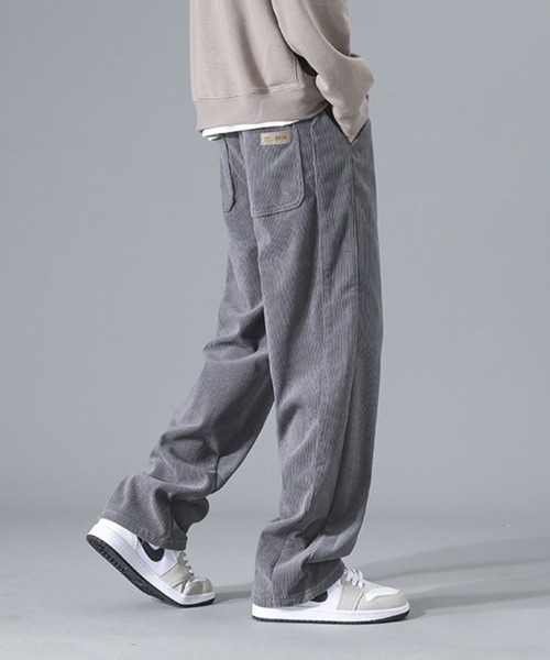 KELVIN(ケルヴァン)の「Corduroy Easy Wide Pants コーデュロイ イージーワイドパンツ(その他パンツ・メンズ・ブラック/グレー・MEDIUM/LARGE)」の9枚目の写真