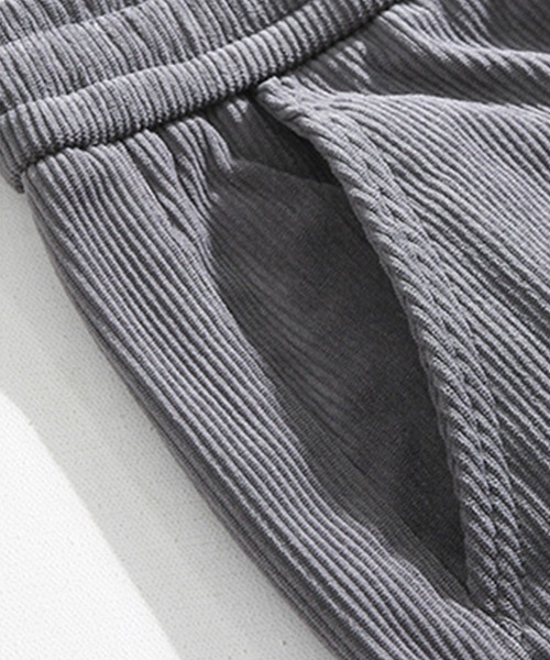 KELVIN(ケルヴァン)の「Corduroy Easy Wide Pants コーデュロイ イージーワイドパンツ(その他パンツ・メンズ・ブラック/グレー・MEDIUM/LARGE)」の10枚目の写真