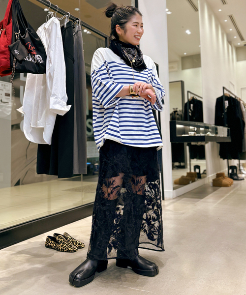 AP STUDIO（エーピーストゥディオ）の「レース2wayキャミソールドレス（ワンピース・レディース・キャメル/ブラック・FREE）」の22枚目の写真