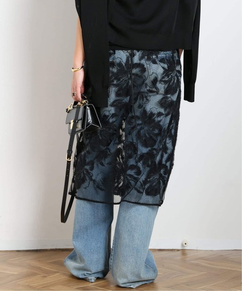 AP STUDIO（エーピーストゥディオ）の「レース2wayキャミソールドレス（ワンピース・レディース・キャメル/ブラック・FREE）」の16枚目の写真