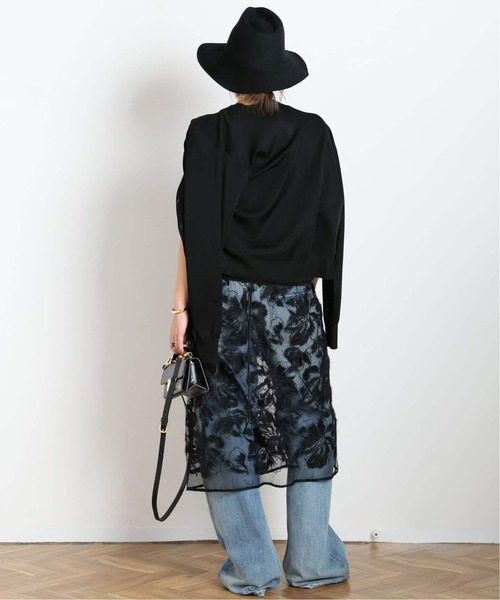 AP STUDIO（エーピーストゥディオ）の「レース2wayキャミソールドレス（ワンピース・レディース・キャメル/ブラック・FREE）」の13枚目の写真