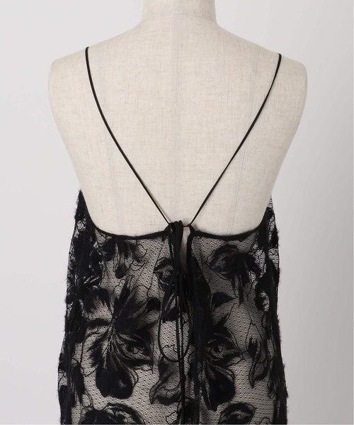 AP STUDIO（エーピーストゥディオ）の「レース2wayキャミソールドレス（ワンピース・レディース・キャメル/ブラック・FREE）」の8枚目の写真