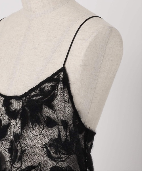 AP STUDIO（エーピーストゥディオ）の「レース2wayキャミソールドレス（ワンピース・レディース・キャメル/ブラック・FREE）」の6枚目の写真