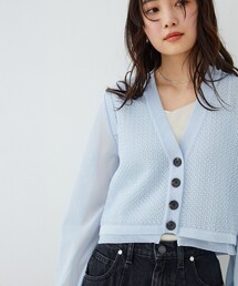 UNITED TOKYO | 【新作】レースパターンカーディガン｜軽羽織/春服(カーディガン/ボレロ)