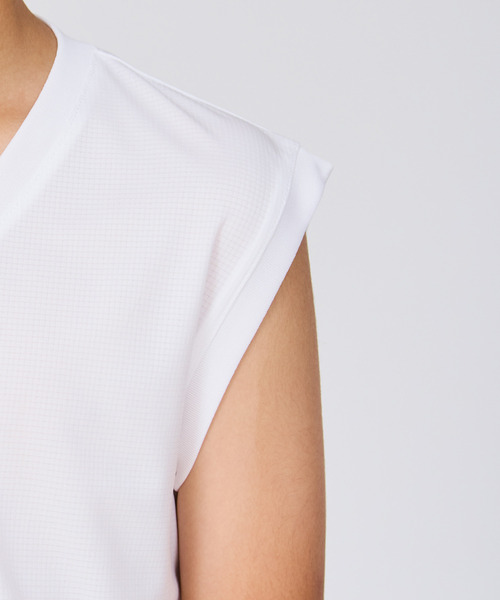 HANES(ヘインズ)の「【Hanes/ヘインズ】キッズ 【2枚組】Hanes MOVES スクエアメッシュ スリーブレスTシャツ(Tシャツ/カットソー・キッズ・ホワイト/ブラック・130/140/150/160)」の13枚目の写真