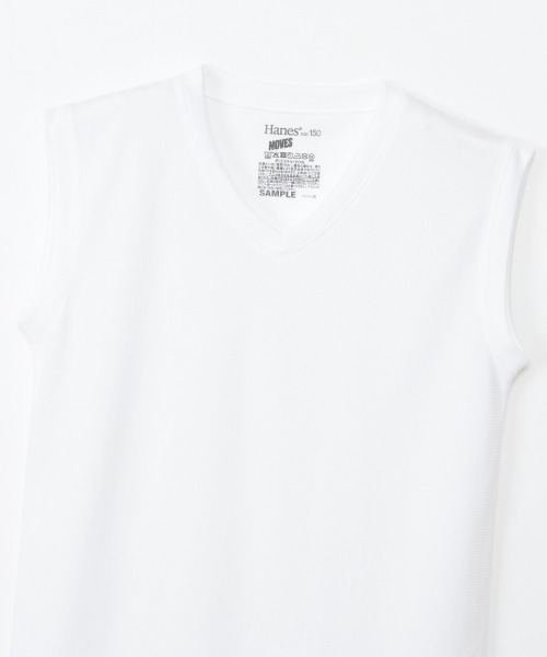 HANES(ヘインズ)の「【Hanes/ヘインズ】キッズ 【2枚組】Hanes MOVES スクエアメッシュ スリーブレスTシャツ(Tシャツ/カットソー・キッズ・ホワイト/ブラック・130/140/150/160)」の11枚目の写真
