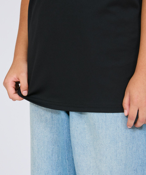 HANES(ヘインズ)の「【Hanes/ヘインズ】キッズ 【2枚組】Hanes MOVES スクエアメッシュ スリーブレスTシャツ(Tシャツ/カットソー・キッズ・ホワイト/ブラック・130/140/150/160)」の6枚目の写真