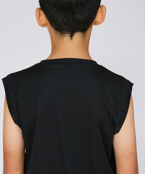 HANES(ヘインズ)の「【Hanes/ヘインズ】キッズ 【2枚組】Hanes MOVES スクエアメッシュ スリーブレスTシャツ(Tシャツ/カットソー・キッズ・ホワイト/ブラック・130/140/150/160)」の5枚目の写真