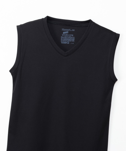 HANES(ヘインズ)の「【Hanes/ヘインズ】キッズ 【2枚組】Hanes MOVES スクエアメッシュ スリーブレスTシャツ(Tシャツ/カットソー・キッズ・ホワイト/ブラック・130/140/150/160)」の22枚目の写真