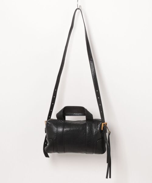 ALLSAINTS(オールセインツ)の「ARES GRAIN COMPACT CROSSBODY BAG | ARES GRAIN コンパクト クロスボディ バッグ(ショルダーバッグ・レディース・ブラック・ONE SIZE)」の8枚目の写真