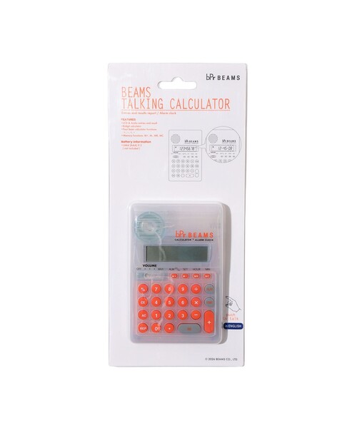 bpr BEAMS（ビーピーアール ビームス ）の「【50周年特別企画】"BEAMS TALKING SERIES" TALKING Calculator English（ステーショナリー・レディース・オレンジ/その他・ONE SIZE）」の10枚目の写真