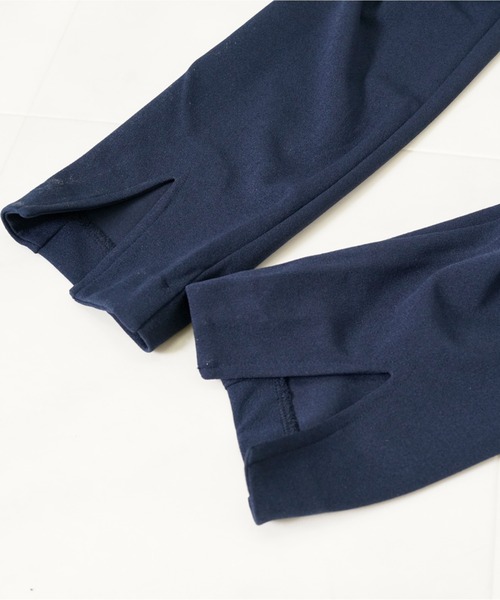 CHhdmn(シーエイチヒデモン)の「美脚 センタープレス テーパードパンツ バックスリット ストレッチ ジョーゼット 通勤 オフィス(スラックス・レディース・アイボリー/ブラック/ネイビー・S/M/L)」の16枚目の写真