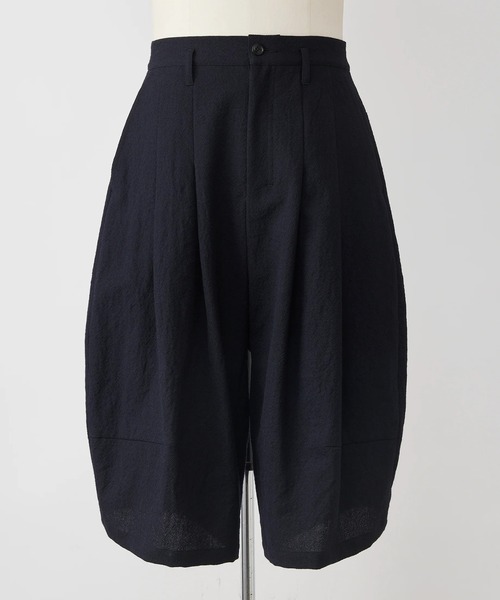 SHINYAKOZUKA（シンヤコヅカ）の「【SHINYAKOZUKA/シンヤコズカ】BAGGY SHORTS（その他パンツ・メンズ・ベージュ/ブラック・M/S）」の2枚目の写真